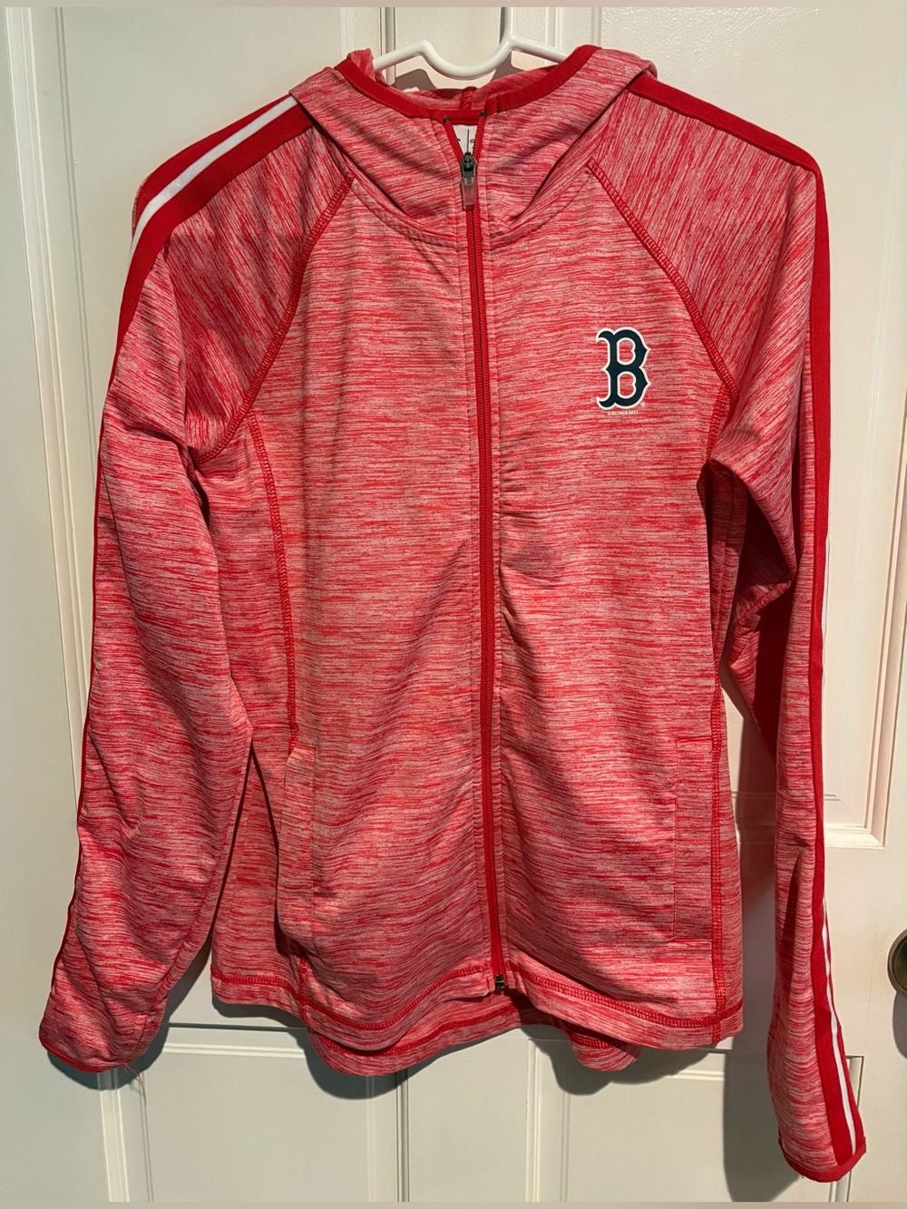 G-III 4Her by Carl Banks Boston Red Sox Red Full-Zip Hoodie Size S